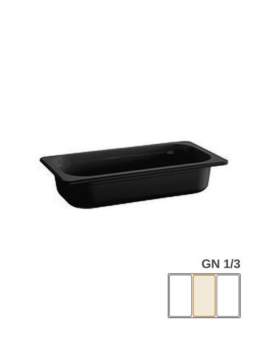 GN 1/3 - Black Melamine Gastronorm Container - PADERNO