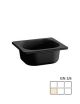 GN 1/6 - Black Melamine Gastronorm Container - PADERNO