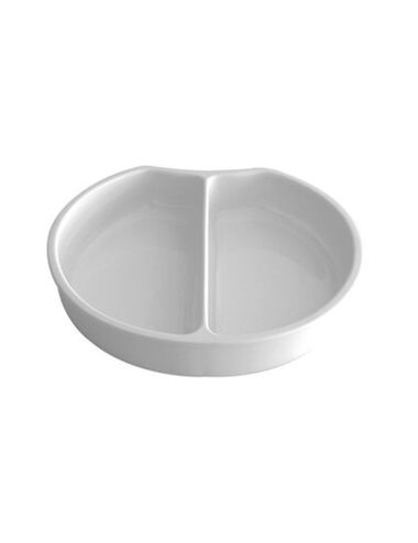Porcelain Round Pan 2 Sections - Atlantic Insert - PADERNO