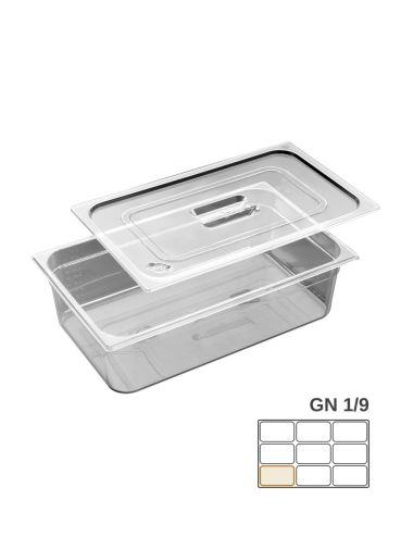 GN 1/9 - Clear Tritan Gastronorm Container - PADERNO