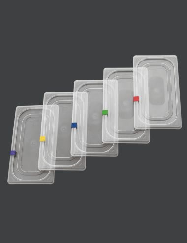Clips de couleur pour couvercles GN (x12) - PADERNO